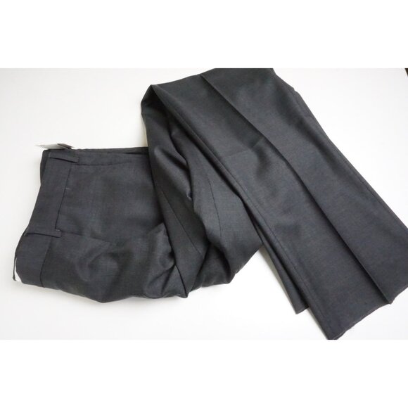 Burberry London Gray S100s Wool Dress Pants Trousers 58 EU Brand NEW - Picture 5 of 8
